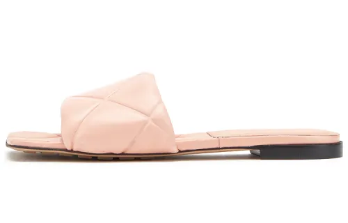 Bottega Veneta Lido Slide Slippers Women's Peach Pink