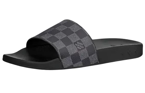 LOUIS VUITTON Waterfront Stylish Sandal Men's Black