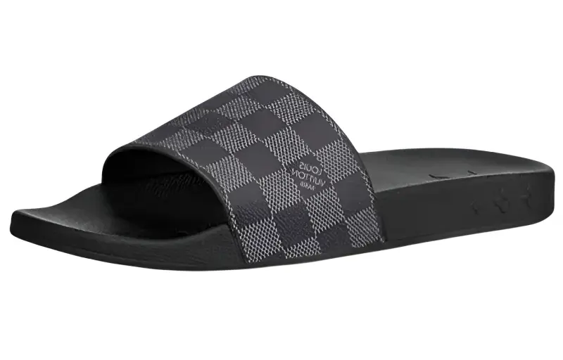 LOUIS VUITTON Waterfront Stylish Sandal Men's Black