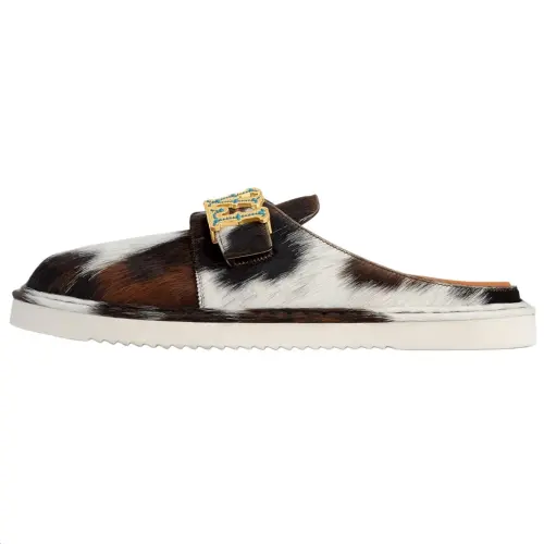 LOUIS VUITTON Easy Closed Toe Slippers Men's Black