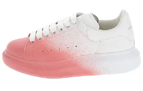 Alexander McQueen Alexander McQueen Oversized Sneaker Smooth Calfskin Low-top Fashion Sneakers Women's Sugar Pink