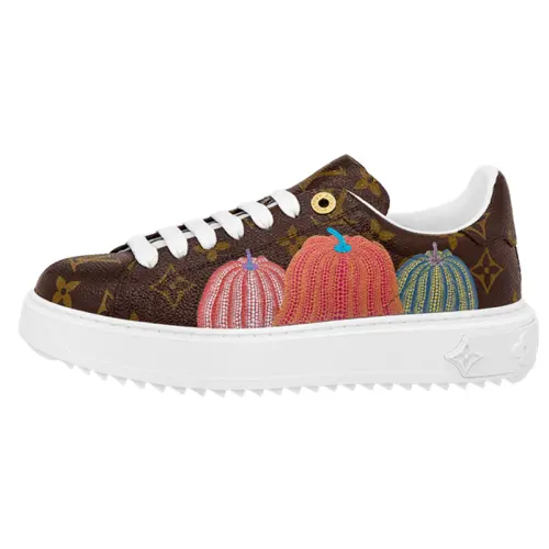 LOUIS VUITTON X Yk Academy Time Out Sneakers 'Brown Monogram With Icons' Women's