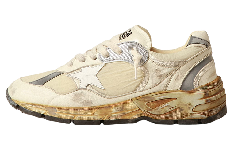 Мужские кроссовки Golden Goose Dad-Star (бежевые)