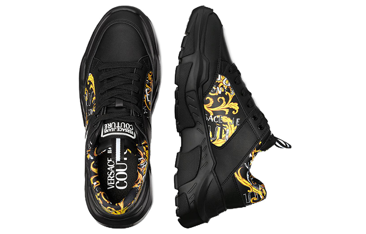 VERSACE JEANS Couture Speedtrack Baroccoflage-print Sneakers
