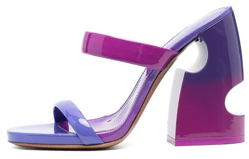 OFF WHITE Shade Meteor 120mm Leather Sandals Women's