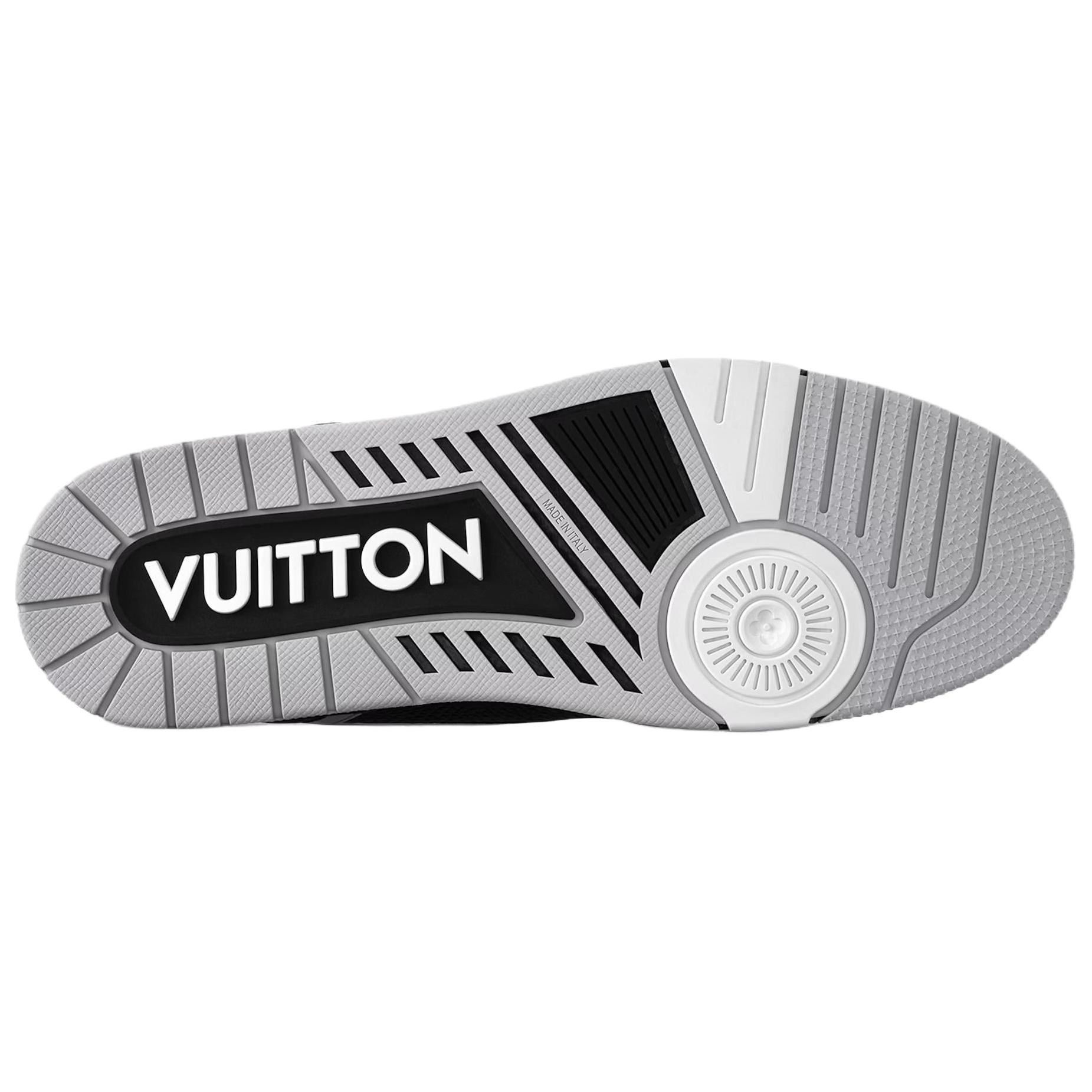 Мужские кроссовки LOUIS VUITTON Trainer (черно-белые) — фото 6