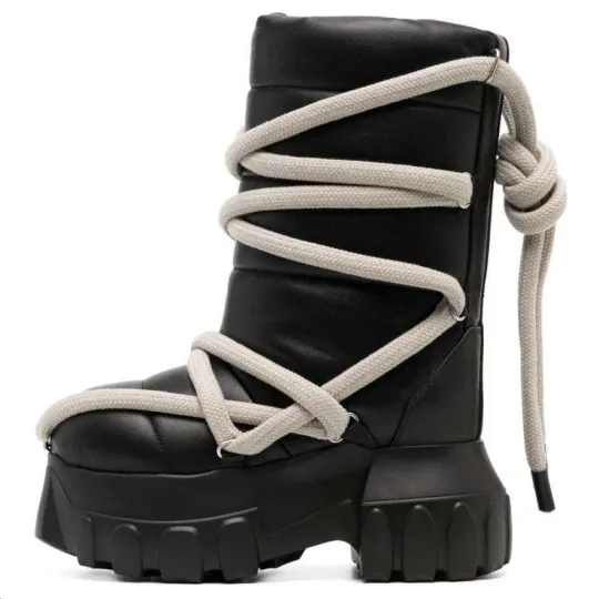 RICK OWENS/RO Ankle Boots Men's Black