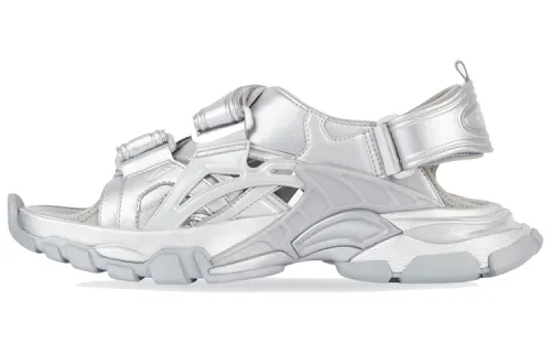 Balenciaga Track Sandal Silver