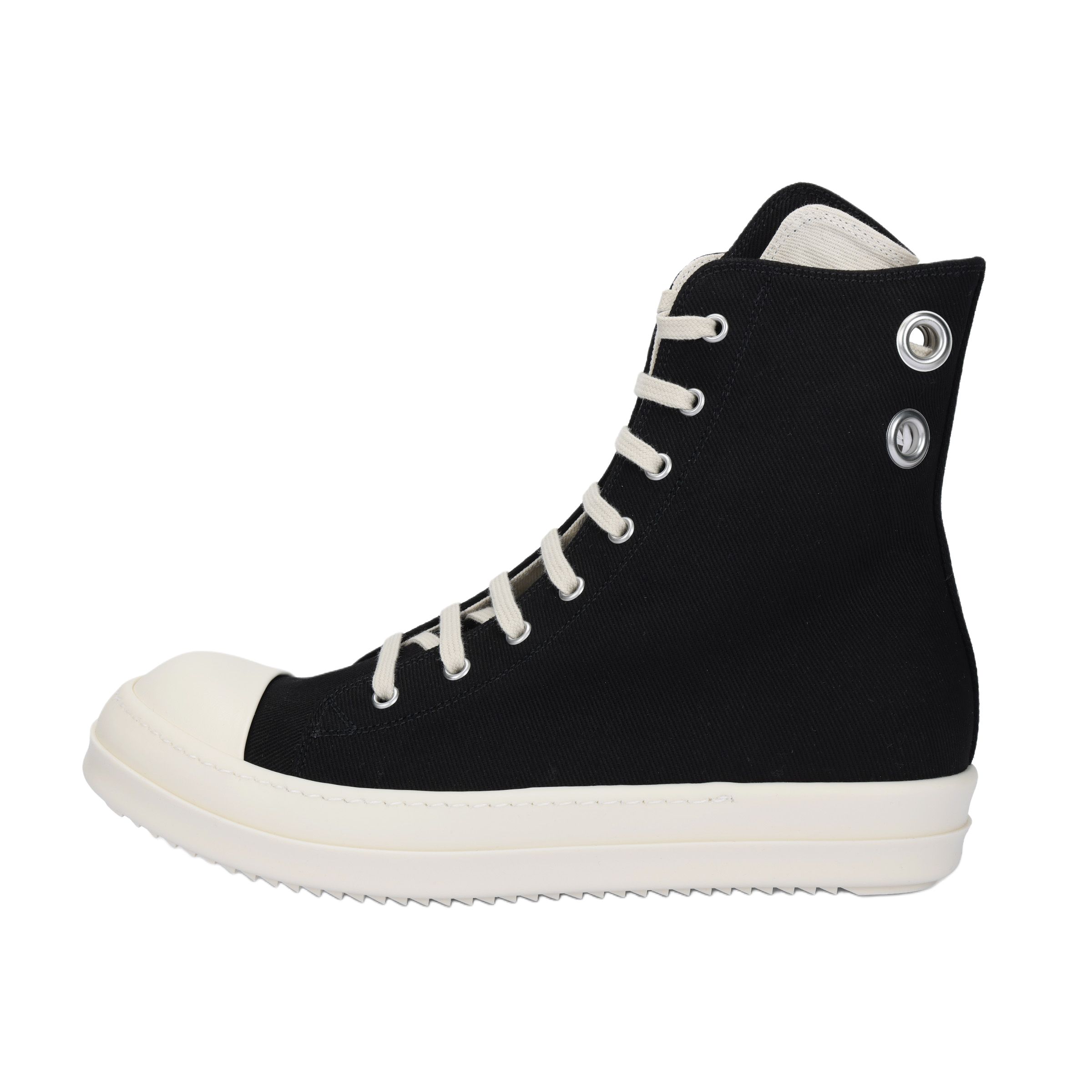 RICK OWENS/RO Lightweight High top Skateboard Shoes Men's Black