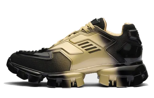 PRADA Cloudbust Thunder Low top Sports Casual Shoes Men's Black Gold