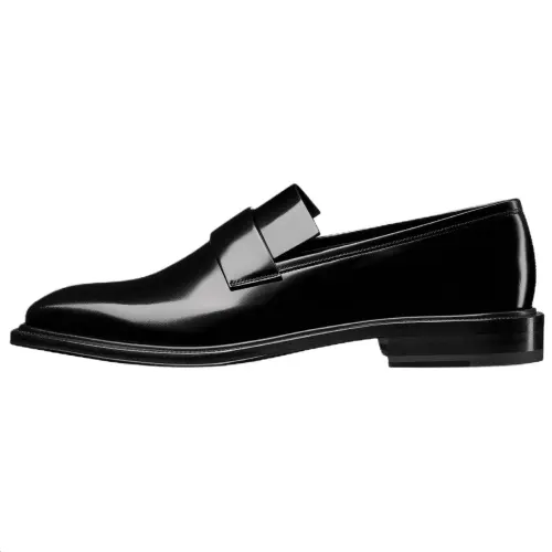 DIOR Palmares Cow Leather Casual Shoes Men's Black
