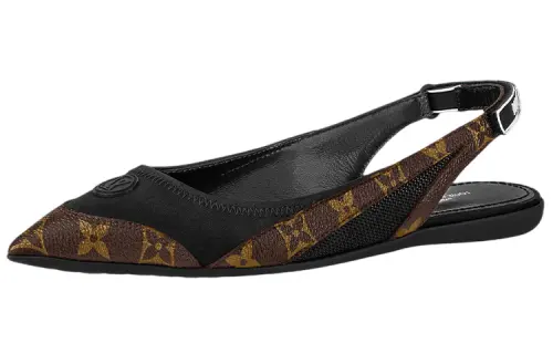 LOUIS VUITTON Lv Archlight Flat Mules 'Black With Brown Monogram' Women's