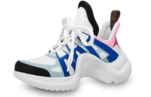LOUIS VUITTON Lv Archlight Sports Shoes Blue/White/Pink Women's