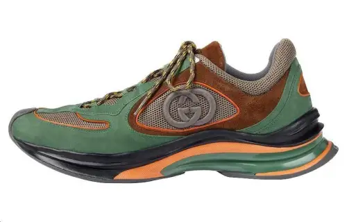 Gucci Run Sneaker 'Green Brown'
