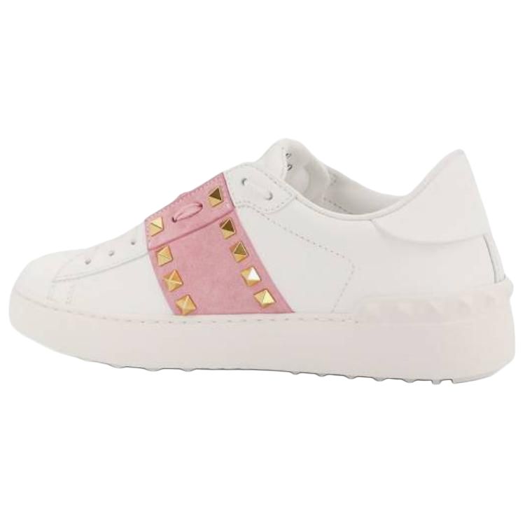 Женские кеды Valentino Garavani Rockstud (розовый) — фото 4