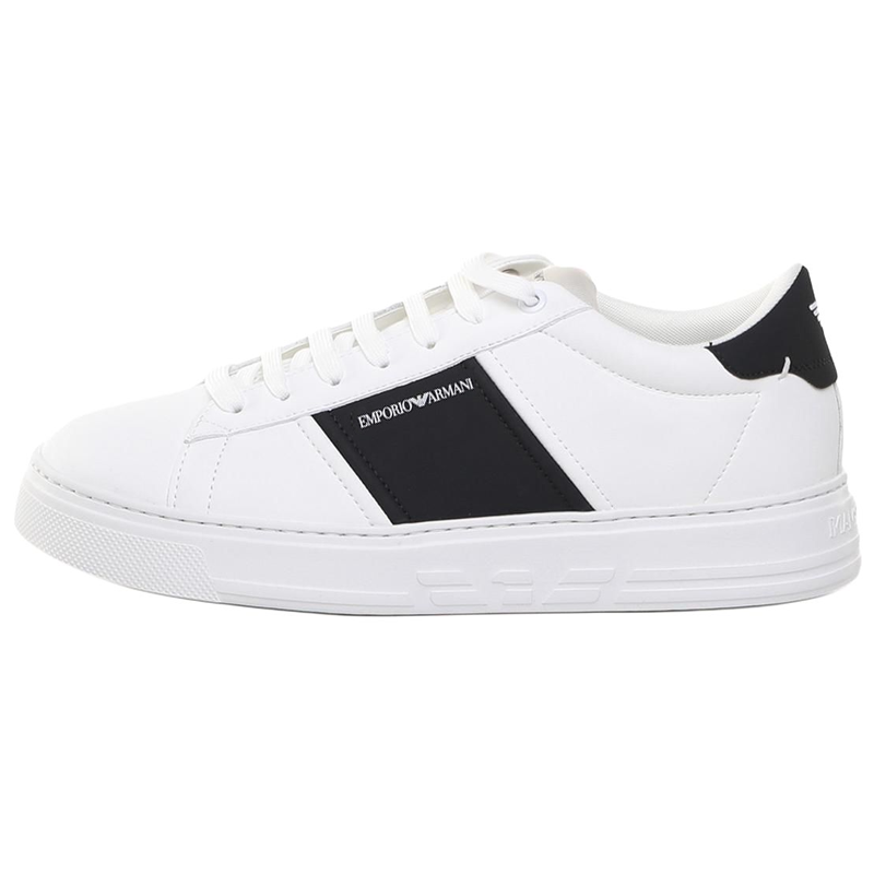 EMPORIO ARMANI Logo-stripe Low-top Sneakers