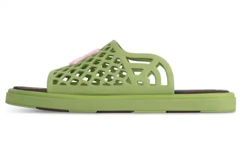 Tyler,The Creator x LOUIS VUITTON Slide Slippers Men's Green