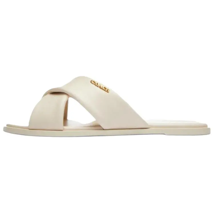 COACH Slide Slippers Women's White