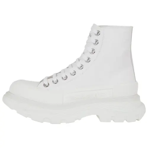Alexander McQueen Tread Slick Boots 'White' Women's