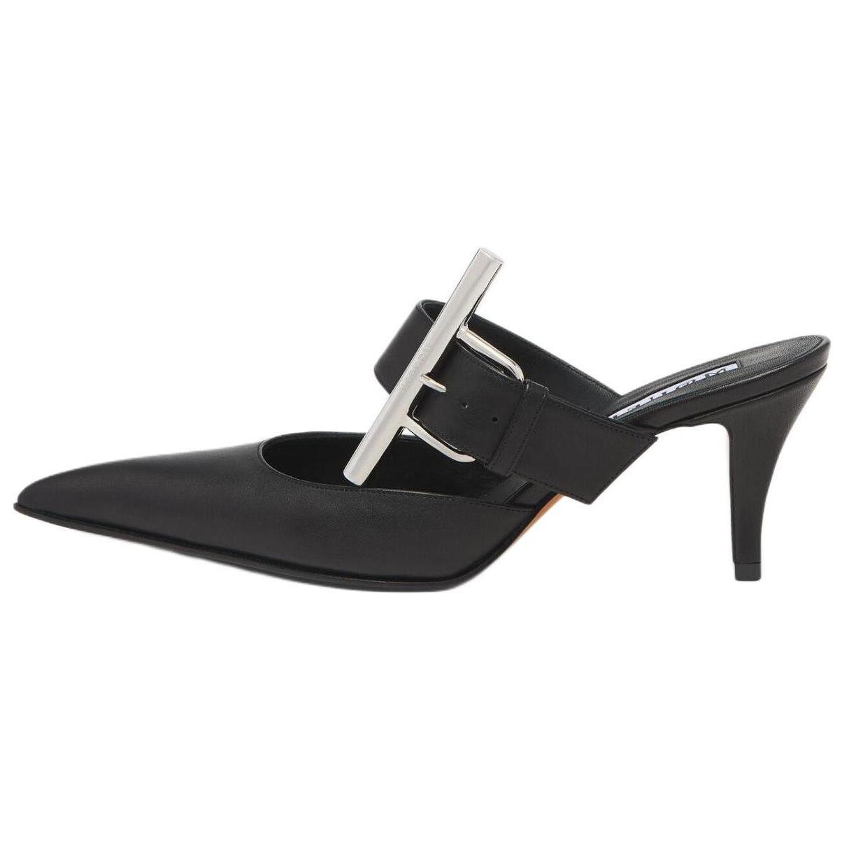 Женские сабо Alexander McQueen Birdee (черные)