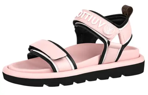LOUIS VUITTON Pool Pillow Comfort Stylish Sandal Women's Pink