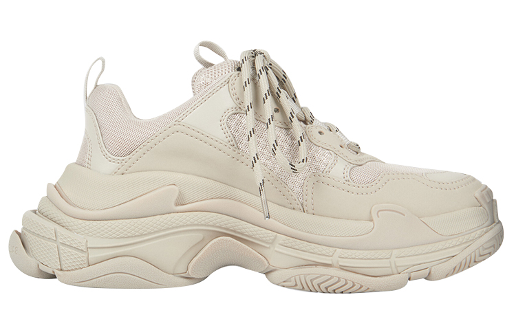 Женские кроссовки Balenciaga Triple S (бежевый) — фото 2