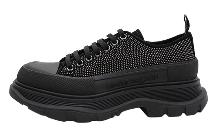 Мужские ботинки Alexander McQueen Tread Slick (черные)
