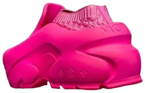LOUIS VUITTON Shark Clogs Men's Pink