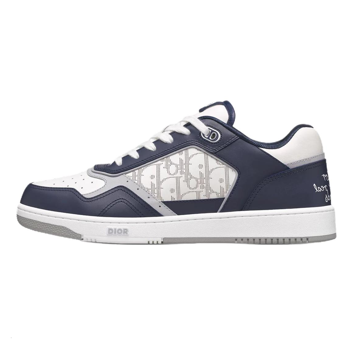 DIOR B27 Uptown Low top Skateboard Shoes Men's Blue