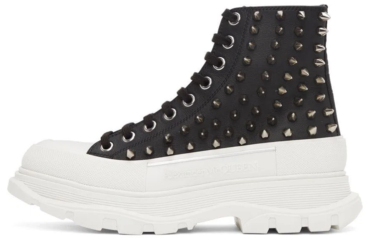 Женские ботинки Alexander Alexander McQueen Tread Slick (черный)