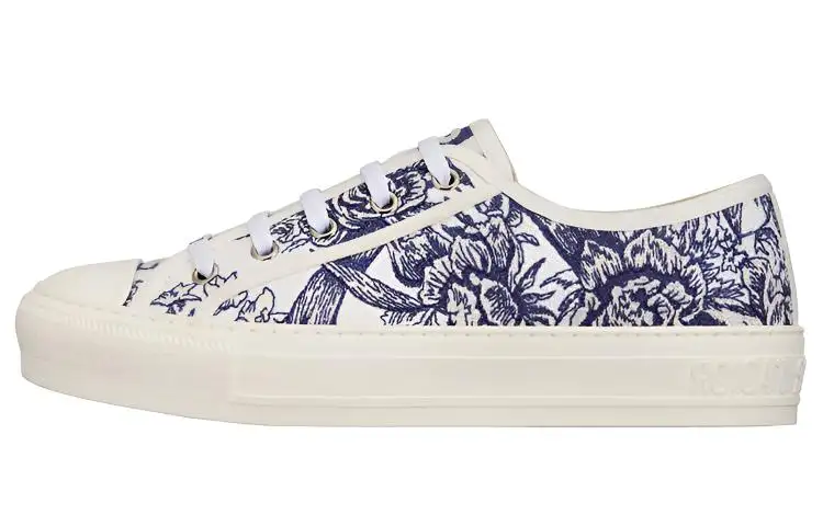DIOR Women's Walk'N'DIOR 'Jardin D'Hiver - White Blue'
