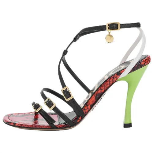 LOEWE Comic One Strap Sandals 9cm Women's Multicolor