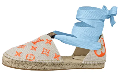 LOUIS VUITTON Starboard Casual Shoes Women's Blue