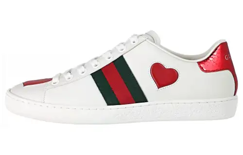 Gucci Wmns Ace Low 'Heart' Women's