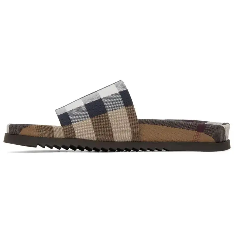 Burberry Antibacterial Slide Slippers Men's Brown