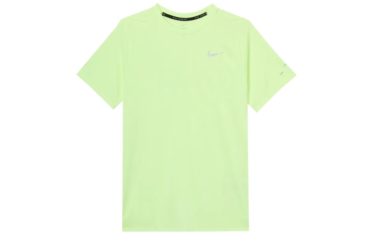 Nike Dri FIT ADV T Shirt Men's Ultra Light Neon Yellow/Reflection Silver