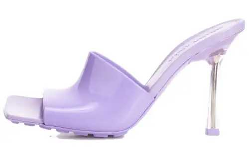 Bottega Veneta Transparent-Strap Heeled Sandals Women's