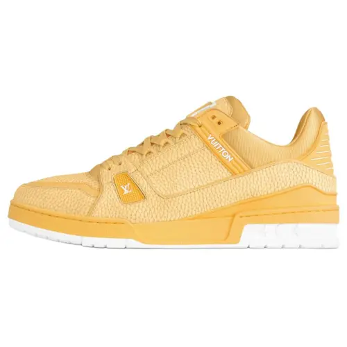 LOUIS VUITTON Trainer Low top Skateboard Shoes Women's Yellow
