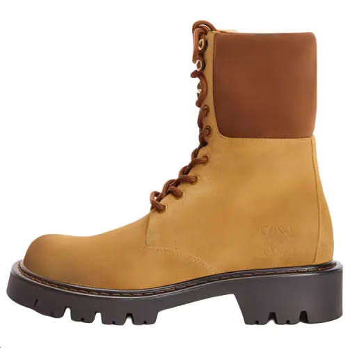 LOEWE Sierra Ankle Boots 3cm Women's Brown