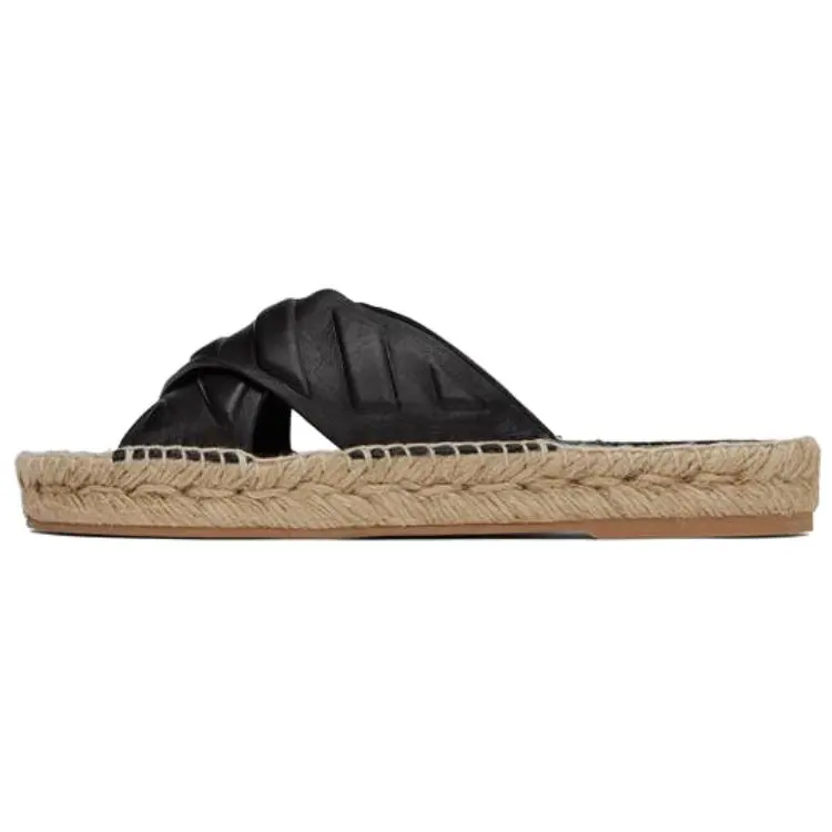 OFF WHITE Diag Slide Slippers Women's Black
