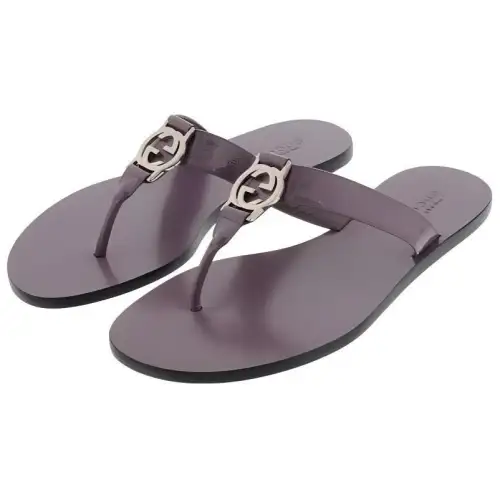 GUCCI Flip Flops Women's Pink Purple