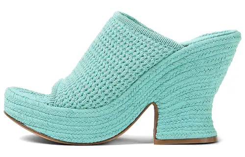 Bottega Veneta Slide Slippers Women's Light Blue