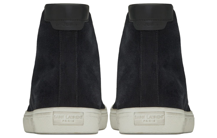SAINT LAURENT Malibu Mid Black White