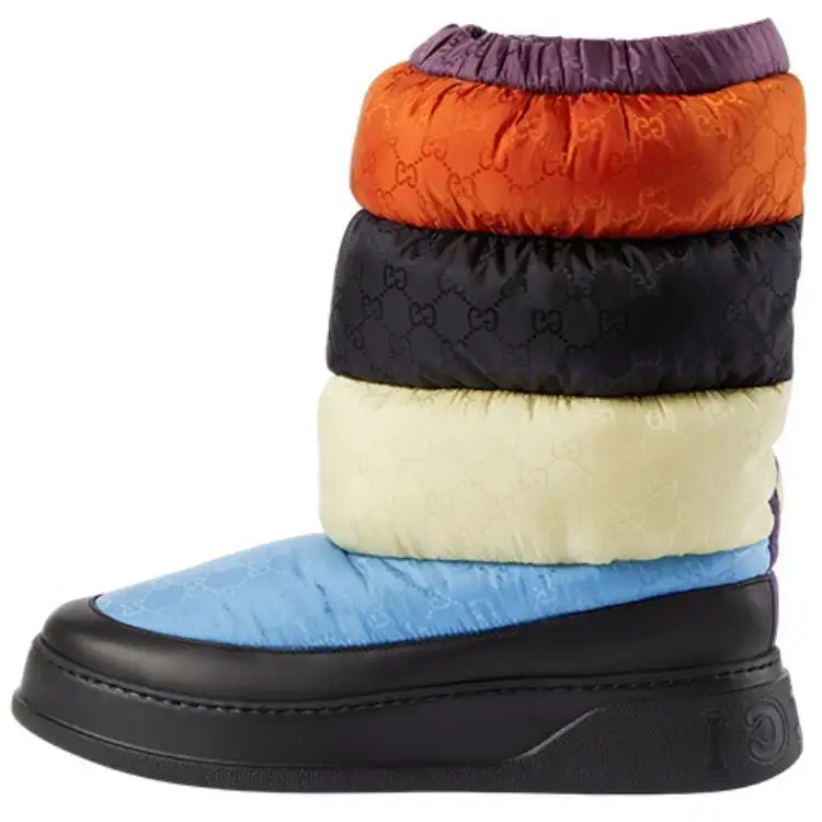 Gucci Padded Snow Boot 'Black Multi-Color'