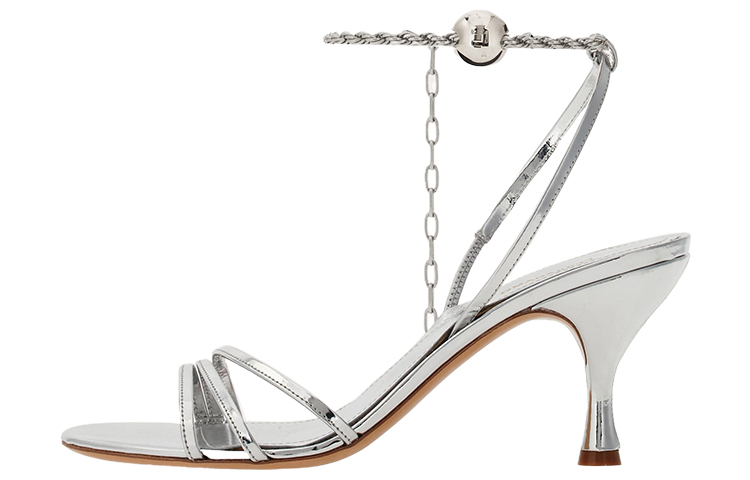 FERRAGAMO 70mm Patent Leather Strappy Sandals