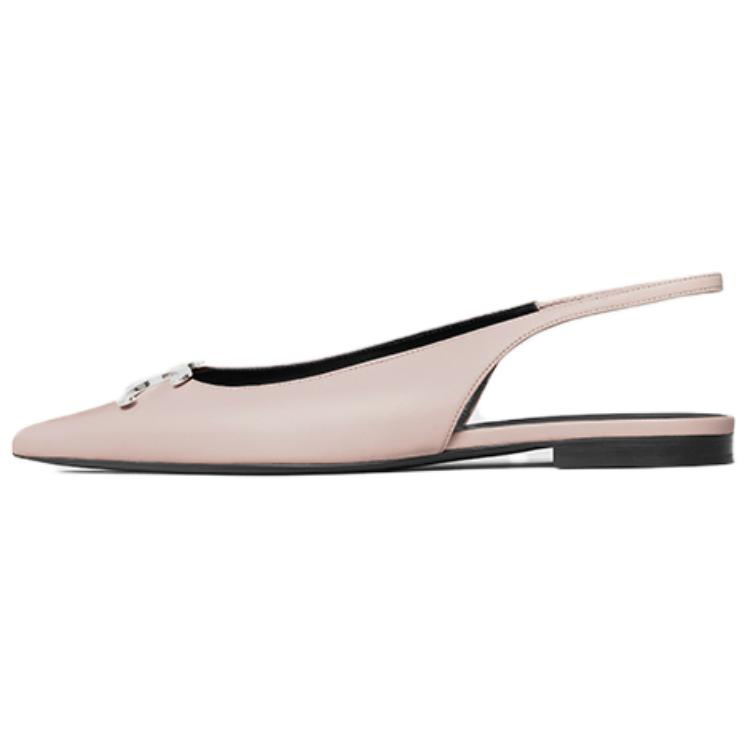 CELINE Sheepskin Casual Shoes Women's Pink