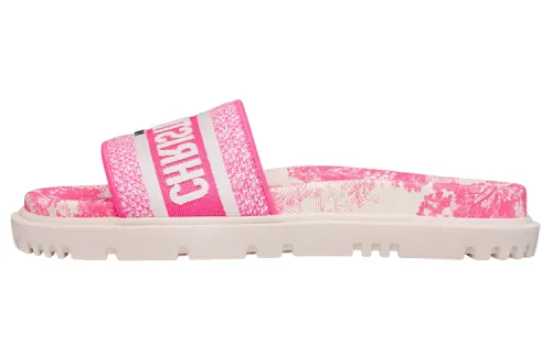 DIOR Dway Slide Slippers Women's Bright Pink