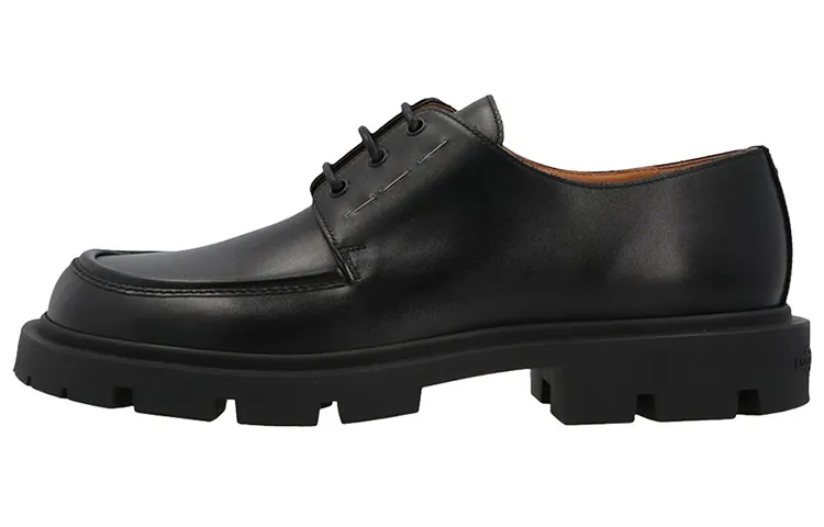 Maison Margiela Leather Men's Casual Shoes Men's Black