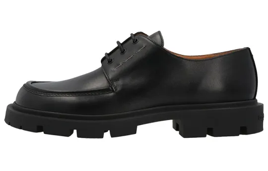 Maison Margiela Leather Men's Casual Shoes Men's Black