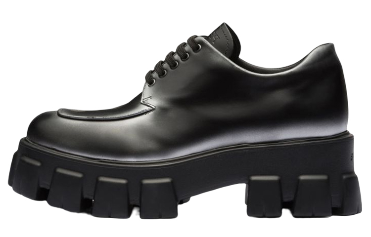 Женские туфли Prada Monolith (черные)